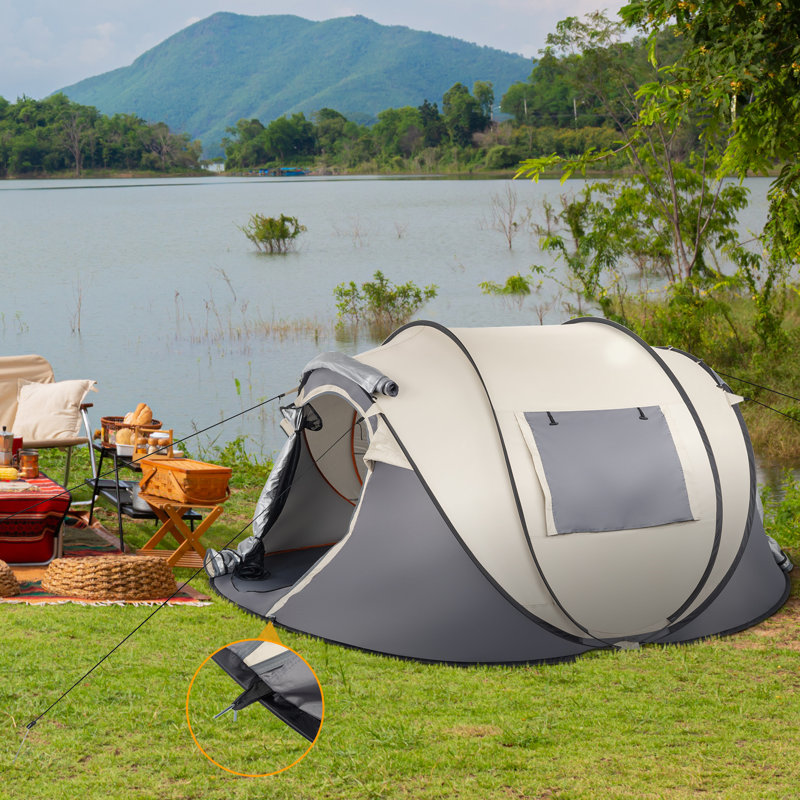 Ktaxon 4 Person Tent with Carry Bag & Reviews Wayfair